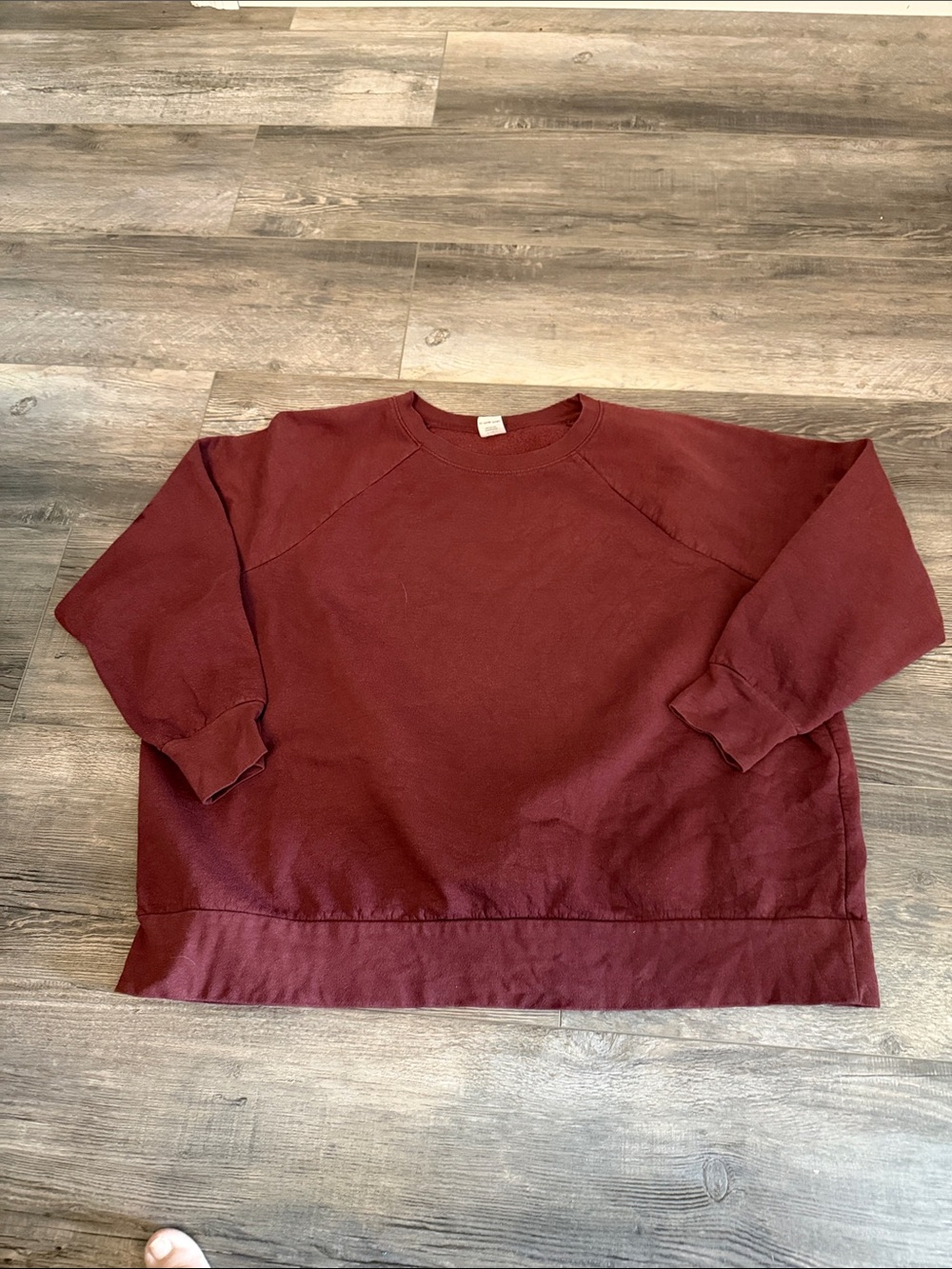 Terra & Sky Burgundy Crewneck Sweatshirt